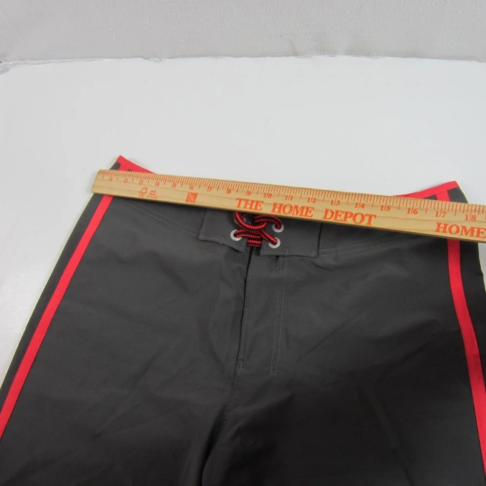 abercrombie men's board shorts gray xl